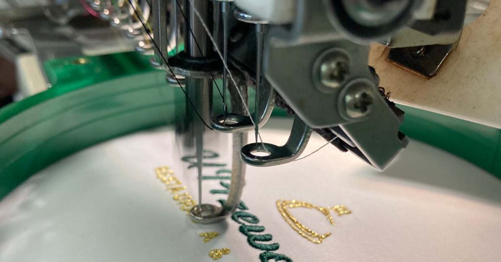 haft komputerowy przebieg