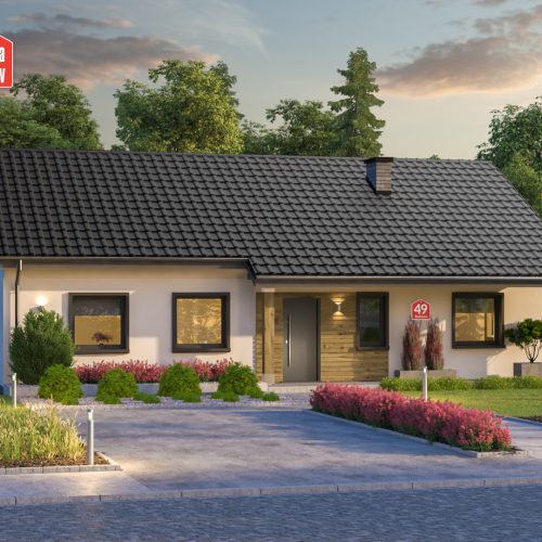 Średniej wielkości projekty domów – dla mniejszej i większej rodziny, skrojone na miarę